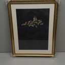 ARPEOTCY Vintage Gold Framed Wall Art, Retro Dark Dried Wildflower Paintings, Canvas Prints Artwork with Antique Frame, Victorian Wall Picture Decor for Room Gallery Living Room, 13x16 inch