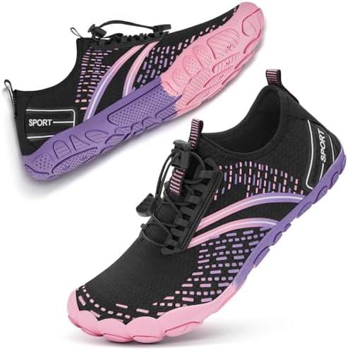 ATHMILE Hiking Barefoot Water Shoes for Women Men Beach Swim Aqua Pool River Quick Dry Athletic Wide Toe Outdoor Sport Kayaking Boating Rock Climbing Yoga Lake,Size 37