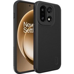 TUDIA MergeGrip [Military Grade] for OnePlus 15 5G Case (2025)  [Drop Tested] Dual Layer Shockproof Slim Rugged Heavy Duty Tough Protective Phone Case Cover (Black) (Basic)