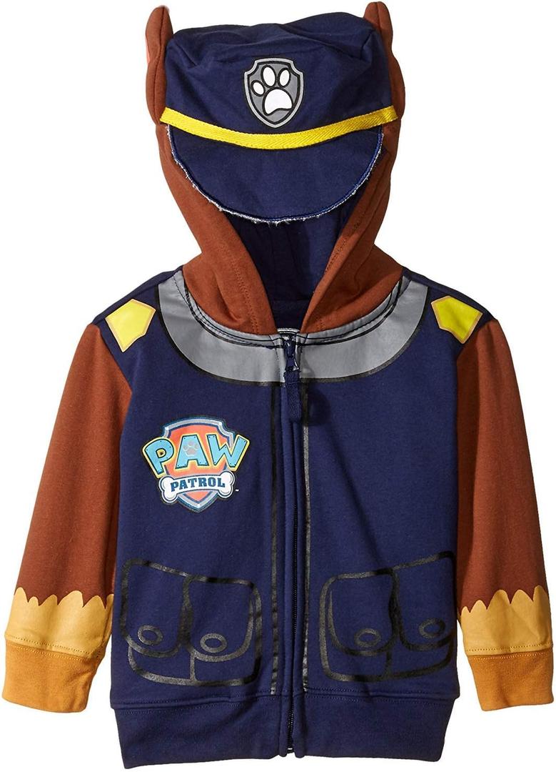 Nickelodeon Boys Paw Patrol Ryder Cosplay Hoodie (4T, Chase Navy)