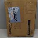 SONGMICS Mazie Collection - Small Folding Storage Ottoman, Foot Rest Stool, 12.2 x 16.1 x 12.2 Inches, 286 lb Load Capacity, for Living Room, Bedroom, Home Office, Dorm, Cream White ULSF102W01