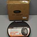 Snow Chains, Wear-Resistant High Carbon Steel Anti Slip Tire Chain for Passenger Cars, Pickups, and SUVs, Set of 2 (KN120)