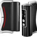 Heated Muscle Scraper Massage Tool,4 in 1 Electric Fascia Knife Gua Sha Tool for Whole Body Relaxation & Skincare with Light-Care 4 Modes 3 Levels, for Deep Tissue-Black