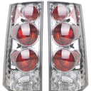 Boine Tail Light Compatible With 20032023 Chevy Express GMC Savana Van 1500 2500 3500 Driver and Passenger Side Rear Light Brake Lamps (White)