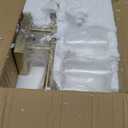 Gold Bathroom Light Fixtures,3-Light Vanity Lights,Modern Brushed Brass Gold Wall Sconce Lighting,Bathroom Wall Lamp for Mirror Bedroom Living Room Vanity Table Hallway