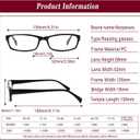 Kerecsen Reading Glasses 5 Pairs Fashion Ladies Readers Spring Hinge with Pattern Print Eyeglasses for Women (Mix Color -4, 1.25)