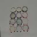 RICHONE [12-Pack] Sparkling Case Compatible with Samsung Galaxy Watch 6 44mm Screen Protector, Soft TPU Face Cover 2 Row 110* Rhinestones Full Protective Bumper Case (12 Mixed Colors, SM-R940)