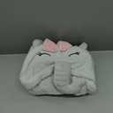 KeaBabies Organic Baby Towel with Hood for Girls, Boys - Soft, Absorbent, 100% Cotton Hooded Baby Towels for Newborns, Infants, Large Hooded Bath Towels for Babies, Kids, Toddler 1-3 (Ella)