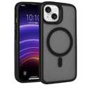 SUCGLES for iPhone 15 Case with MagSafe [Ultra Strong Magnetic] [12FT Military Drop Protection] [Shockproof Bumper] Slim Thin Mag Safe Promax Phone Cover for Apple 15 (Black)