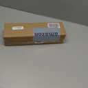 Bueyfolt 14" Kitchen Sink Front Tip-Out Accessory Trays with Mounting Screws, White, 2 Pack (Conventional Open Tray and Accessory Tray with Ring Holder and Soap Dish) 