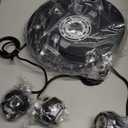 3-Light Black Pendant Light Fixture, Globe Cluster Hanging Light, Kitchen Island Lighting with Clear Glass for Dining Room Living Room Laundry Entrance Foyer, ZCPL101BK-3C (6.7 inch)