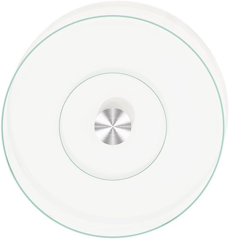 Mxespoir Glass Lazy Susan Turntable for Dining Table - Large Round Clear Tabletop Rotating Tray Tempered Glass Serving Plate Silent & Smooth Spin (27in/68cm)