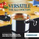Farberware Classic Stainless Steel Sauce Pan/Saucepan with Lid, 3 Quart, Silver