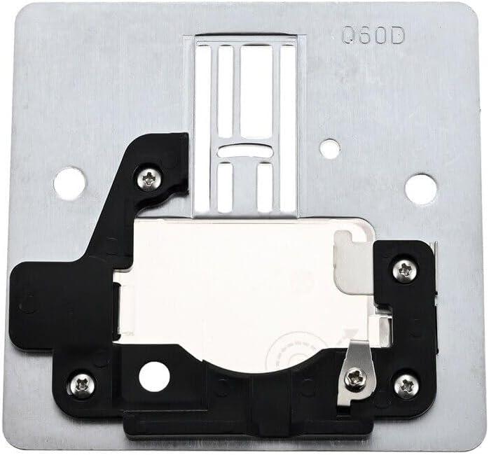 Sewing Parts for 1x Sewing Machine Needle Plate Plastic,Steel for Sewing Machine 7.7x7.8cm