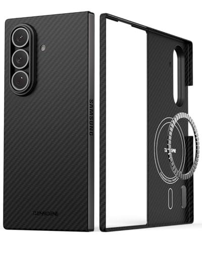 Thinborne Compatible with Samsung Galaxy Z Fold 7 Case, [600D Aramid Fiber] [Magnetic] [Ultra Thin] [Minimalist Style] [Carbon Fiber Textures]