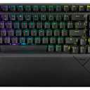 ASUS ROG Strix Scope II 96 Wireless Mechanical Gaming Keyboard – 96% Full-Size, Tri-Mode Connectivity, Hot Swappable Pre-lubed ROG NX Storm Clicky Switches, PBT Keycaps, RGB, PC/Mac Support - Black