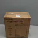 Cesun Small Bathroom Trash Can with Lid Soft Close, Step Pedal, 6 Liter / 1.6 Gallon Stainless Steel Garbage Can with Removable Inner Bucket, Anti-Fingerprint Finish (Matt Green)