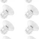 Flange Inserts 20mm 8PC Compatible with Momcozy S12 pro/S9 pro/S9/S10/S12/Medela/TSRETE/Spectra/Bellababy etc 24mm Wearable Breast Pump, Reduce 24mm Tunnel Down to Correct Size