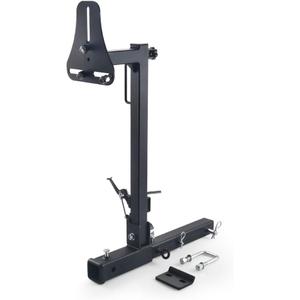 Adjustable RV Spare Tire Carrier Mount for Vans SUVs and Motorhomes, Fits 16" to 24" Wheels, Hitch with 2 Inch Receiver - Spare Tire Carriers