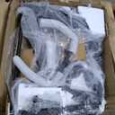 Exercise Bike, Magnetic Resistance Stationary Bikes for Home with App Compatible, Silent Indoor Cycling Bike with 350lbs Weight Capacity Comfortable Seat, Digital Monitor & Phone Mount (Grey Orange)