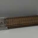 LazBlinds No Drill Cordless Bamboo Roman Shades, 29.5" W 64" H, Driftwood