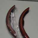 3 Pcs Carbon Fiber Car Steering Wheel Cover, Anti-Skid & Scratch-Proof,Segmented, Butterfly Thin Steering Wheel Cover Men/Women Universal Fit 14.5"-16" Wheel Covers for Cars/Truck/SUV (Sleek Red +Black)