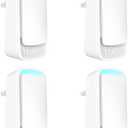 Plug In Air Ionizers - Negative Ion Technology Air Purifier - Quiet Operation Air Freshener for Home, Bedroom, Office, Garage Room - Portable Air Purifiers Odor,Pets Smell - Air Cleaner White (4 Pack