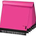 POLYSELLS 100 pcs 6x9 Inches Pink Poly Mailers Shipping Envelopes, Strong Adhesive Sealing, Waterproof, and Tear-resistant Postal Mailing Bags for Clothing, Books, and Accessories