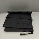 lebogner Back Seat Cover for Kids + 6 Pocket Storage Organizer, 2 Pack X-Large Kick Mats Backseat Protector with iPad Tablet Holder, Car Seat Back Protectors for Vehicles to Protect from Dirt & Mud (Black - 5 Pocket)