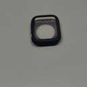 3 in 1 Goton Waterproof Hard Case for Apple Watch Screen Protector 44mm, 360 Slim Full Protective Tempered Glass Face Cover + Back Hard PC Bumper for iWatch SE 3/SE 2/SE, Series 6/5/4, 44mm Blue