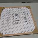 puthiac 16x16 Solid Oak Wood Picture Frame, Fits 12x12 with Mat or 16x16 Without Mat, Wall Display Only, Plexi Front, 1 Pack, Natural Oak