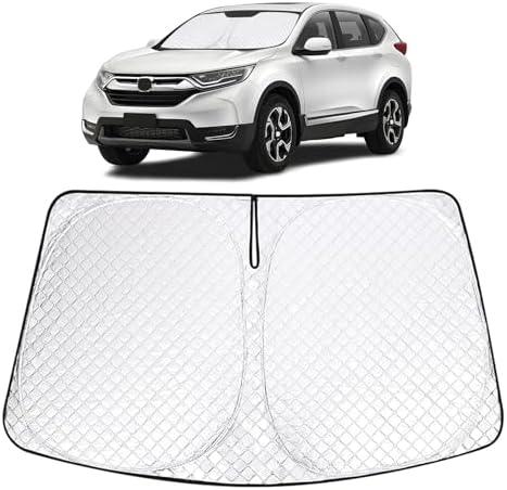 ZATOTOO Windshield Sun Shade for 2017-2022 Honda CR-V Car Window Shades for Front Windshield Ultra-bright Reflective Sun Shade for Car Windshield, Front Window Sun Shade Blocks UV Rays Reduce the Heat