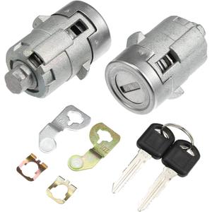 X AUTOHAUX 1 Pair Door Lock Cylinder Set w/ 2 Key for GMC Sierra 1500 2500 3500 Yukon for Chevy Silverado Tahoe Suburban for Hummer H2 for Cadillac Front Left Right Door Lock Tumbler 15298924 X AUTOHAUX 1 Pair Door Lock Cylinder Set w/ 2 Key for GMC Sierra 1500 2500 3500 Yukon for Chevy Silverado Tahoe Suburban for Hummer H2 for Cadillac Front Left Right Door Lock Tumbler 15298924