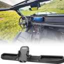 Phone Mount for 2024 2025 2026 Jeep Wrangler JL JLU Gladiator JT (NOT for Wrangler 4XE) Multi-Mount Phone Holder Dash Mount System Kit Accessories with Dashboard Tray Storage Box