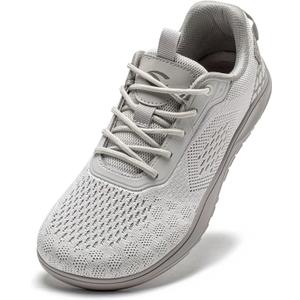 HOBIBEAR Minimalist Barefoot Shoes Wide-Last Zero-Drop Slip-Ons Unisex Trail Running Shoes (8 Wide Women/7 Wide Men, Sandy)