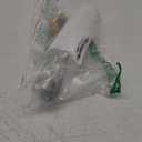 veegoal 18 Oz Borosilicate Glass Water Bottles with Bamboo Lid, BPA-FREE, Non-Slip Silicone Sleeve, and Stainless Steel Leak Proof Lid - Reusable Glass Bottle for Men and Women (White)