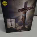 Jesus Crucifixion Building Blocks Set, Compatible Lego Religious Christian Toy Gift for Adults & Kids, Bible Story Model for Home Church Office Decor, 588 PCS