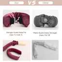 Classic Heatless Curls Overnight Rods No Heat Hair Curlers to Sleep Jumbo Foam Large Hair Rollers for Long Short Hair Heatless Curling Rod Set Styling Tools with Satin Scarf Blue