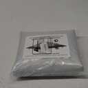 13x13 Canopy Replacement Top with Air Vent Fit for Coleman Oasis 1606532 2156426 2156428, 300D Oxford Waterproof Silver Coated Pop Up Canopy Tent Cover for Outdoor (Replacement Top Only) (Silvery White+light beige)