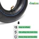 4.10/3.50-6 13 x 4.00-6'' Heavy Duty tire Inner Tubes for Wheelbarrows Snow Blowers Wagons, Carts Hand Trucks Lawn Mowers Tractors with TR87 Angled Valve 2/Pack