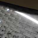 Cat Litter Box Enclosure with Soft Litter Mat; Hidden Kitten Washroom Furniture with Door; Handwoven Rattan Cat House with Large Space; Pet Crate for Living Room, Bedroom, Balcony (Grey) (30.3'' L x 18.2'' W x 24.2'' H)