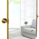 Hamilton Hills 16" x 24" inch Brushed Gold Metal Framed Mirror
