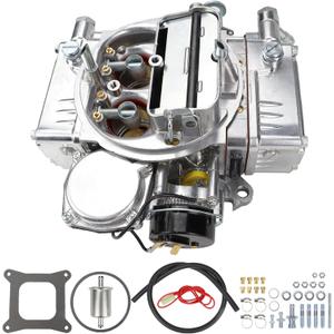 USTAR BR-67270 Carburetor Compatible with Holley Quick Fuel Brawler Carburetor 600 CFM 4 Barrel Square Bore Vacuum Secondaries with Electric Choke 4150 model