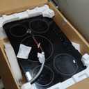 30 Inch Built-in Electric Cooktop with Expandable Triple Ring Burners, 5 Burner 9000W Ceramic Stove Top - Easy Knob Controls & Residual Heat Indicator (220-240V Hardwired)