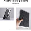 Snap Tablet Stand Holderfor iPad/Tablet, 1/4 A4 Paper Ultra-Slim Design Holder, Home Office Desk Accessories, Essential for iPad Stand During Travel and in Dormitories