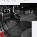 for Chevy Equinox Floor Mats 2024 2023 2022 2021 2020 2019 2018, for GMC Terrain Floor Mats 2018-2024, for Equinox All Weather Mats Cargo Liners Trunk Carpet Rubber Car Accessories