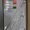 Lumiboard LED Drawing Board, LED Note Board, Acrylic Dry Erase Glowboard with 4 Modes & 7 Colors Light, Include Adapter, Led Doodle Board for Kids, Halloween or Christmas Decorations (Small)