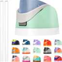 Replacement Lid for Owala Freesip, Compatible with Owala Cup 16oz 24oz 32oz 40oz, One Button Water Bottle Top Lid Replacement Accessory and Straws, Leakproof, BPA-Free