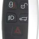 X AUTOHAUX 315MHz KOBJTF10A Replacement Smart Proximity Keyless Entry Remote Key Fob for Range Rover Evoque Sport 2012-2017 for Land Rover LR2 LR4 2012-2015 5 Buttons