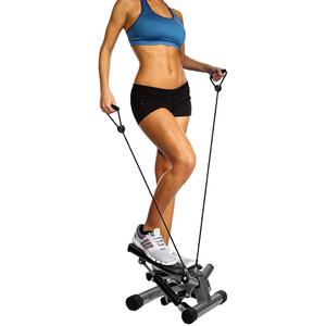 Fitvids Pre-Assembled Adjustable Mini Stepper Stair Stepper Stepping Machine with Resistance Bands